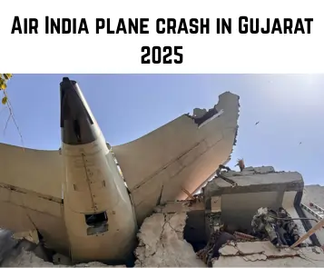 Air India plane crash in Gujarat 2025